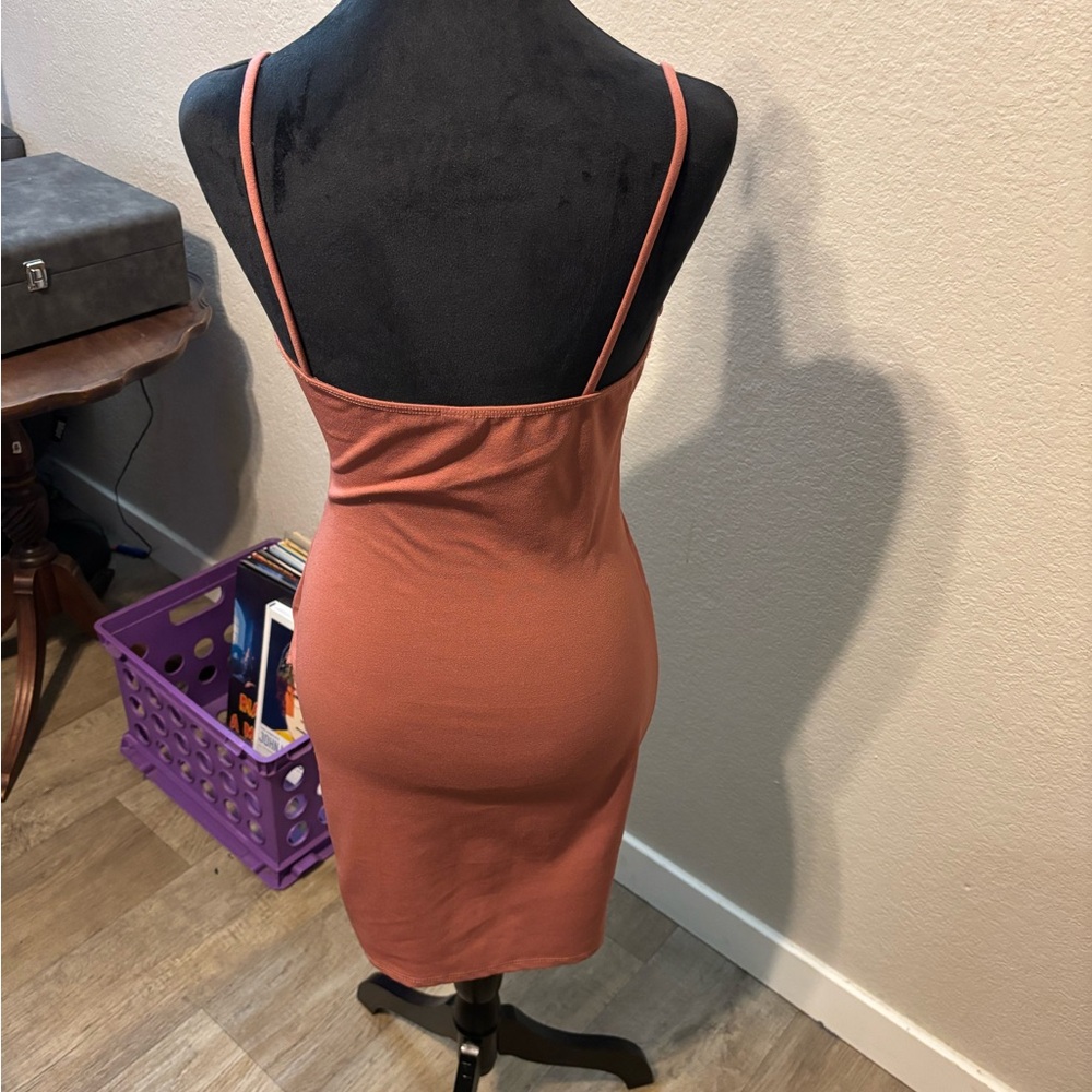 Windsor Rust Mini Dress - Picture 3 of 4